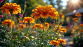 Посадила бархатцы под зиму - и уже в начале июня весь мой участок был усеян яркими цветами. Делюсь секретом, как сделать это правильно