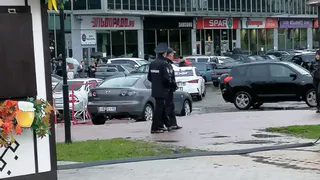 Полиция замечена в Рязани на площади Победы 24 сентября