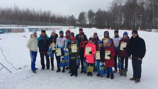 Брянские активисты ЛДПР посетили соревнования Первенства СШОР по лыжным гонкам