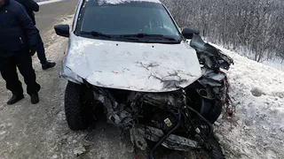 ДТП под Рязанью - столкнулись Лада Гранта и Камаз