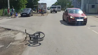 В рязанских Полянах Volkswagen сбил 10-летнего велосипедиста