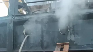 Пожар на плавучем кране в Набережных Челнах: нарушили правила сварки