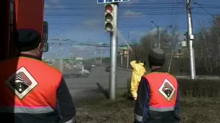 В Рязани начали мыть светофоры после зимы