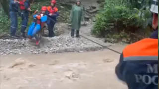 Магнитогорских туристов у Агуарских водопадов спасли сотрудники МЧС