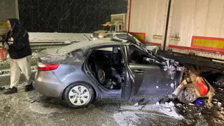 В Петушинском районе грузовик раздавил легковушку вместе с водителем