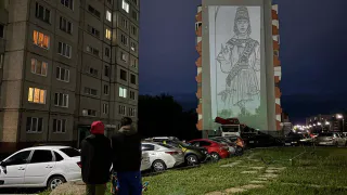 В Новоюжном районе Чебоксар на доме появится граффити девушки в чувашском наряде