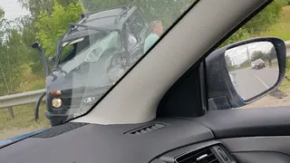 "Водителя зажало": в Мурмино произошла жуткая авария