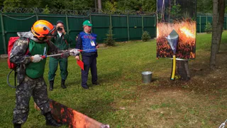 Рязанец претендовал на звание лучшего пожарного России