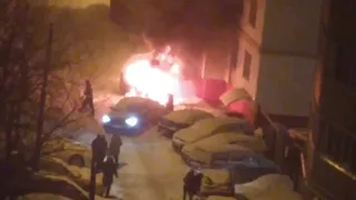На Интернациональной сгорели два автомобиля