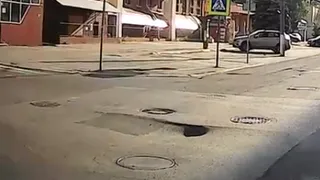 Около приборного завода: в Рязани вновь провалился асфальт