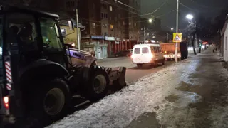 В ночь на 28 ноября с улиц Рязани вывезли свыше 150 кубометров снега