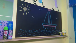 В Нижнекамске в детсаду малышам разрешили рисовать на стенах