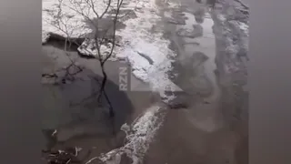 Жители Рязани пожаловались на 1,5-месячный потоп на улице Высоковольтной