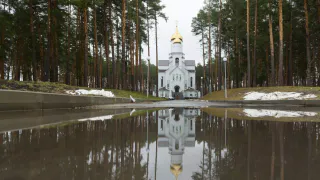 В Заречном приступили к благоустройству площадки у храма Серафима Саровского