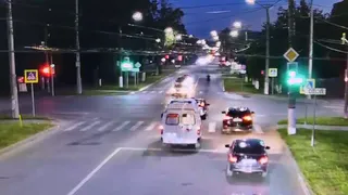 В Чебоксарах автобус не уступил дорогу питбайку: водитель мототранспорта госпитализирован