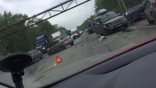 На Ряжском шоссе в ДТП пострадал человек