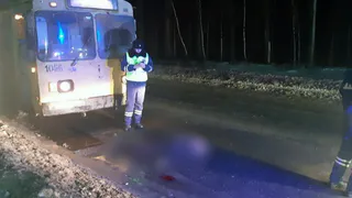 Появились фото с места смертельной аварии с троллейбусом в Рязани