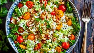 Салат с пекинкой "Хрумка": готовится за считанные минуты, получается сочным и вкусным — домашних за уши не оттащить