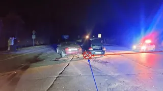 В Коми Opel не уступил дорогу Hyundai: два человека получили травмы