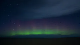 Яркое северное сияние наблюдали этой ночью многие жители Коми