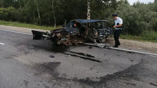 В Клепиках водитель «Жигулей» погиб после лобового столкновения с иномаркой