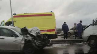 В массовом ДТП на Северной окружной пострадали два водителя