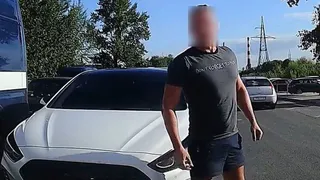 Жители Рязани засняли пытавшегося объехать пробку по «встречке» водителя