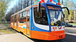 Парад трамваев в Нижнекамске