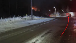 В Коми начинающий водитель врезался в колонну ЛЭП