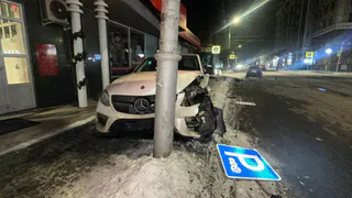 В Рязани столкнулись «Фольксваген» и «Мерседес»