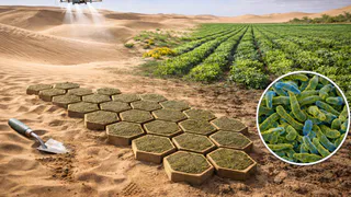 Китайские учёные превращают пустыню в пашню с помощью водорослей – и уже рассчитывают освоить 6667 гектаров