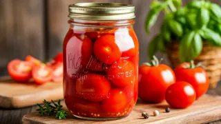 Заготовь хоть 200 банок - все равно мало! Подруге раскрыла шикарный рецепт идеальных помидорок на зиму