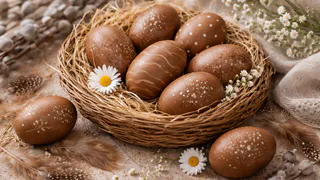 Пасхальные яйца получаются роскошного шоколадного оттенка — без всякой химии: выручает простой домашний напиток