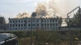 Горит Брянский машиностроительный завод (видео)