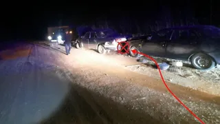 Жительница Коми попала в больницу после двойного ДТП