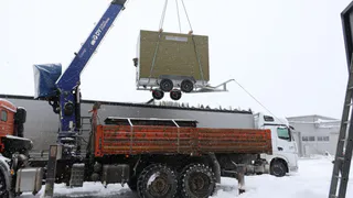 Из Владимирской области для участников боевых действий отправили две мобильные бани