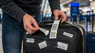 На чемодане остались бирки с прошлых рейсов: почему их лучше снять ещё до регистрации нового багажа