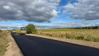 В Собинском округе отремонтировали почти километр дороги между Юрино и Назарово