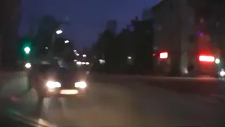 Опубликовано видео глупой воскресной аварии