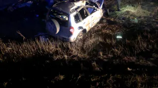 В Рязанском районе столкнулись "Нива" и иномарка. Водитель "Нивы" погиб на месте