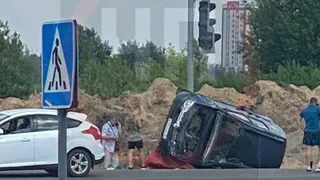 В Брянске опубликовали видео с момента ДТП возле АэроПарка
