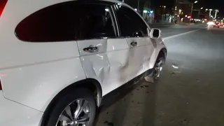 Призрачный гонщик: в Рязани квадроцикл врезался в “Хонду”