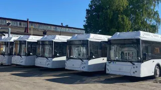 В Рязань начали поступать новые автобусы ЛиАЗ, которые пополнят автопарк «УРТ»