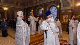 Митрополит Марк совершил Божественную литургию в Христорождественском кафедральном соборе