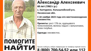 В Пензенской области ищут пропавшего 60-летнего мужчину