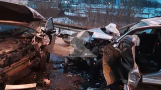 Пострадали три человека: в Рязани на Южной окружной произошло массовое ДТП 