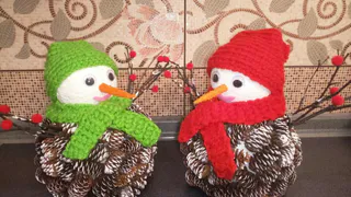 Новогодние поделки: в конкурсе участвует целая детсадовская группа!