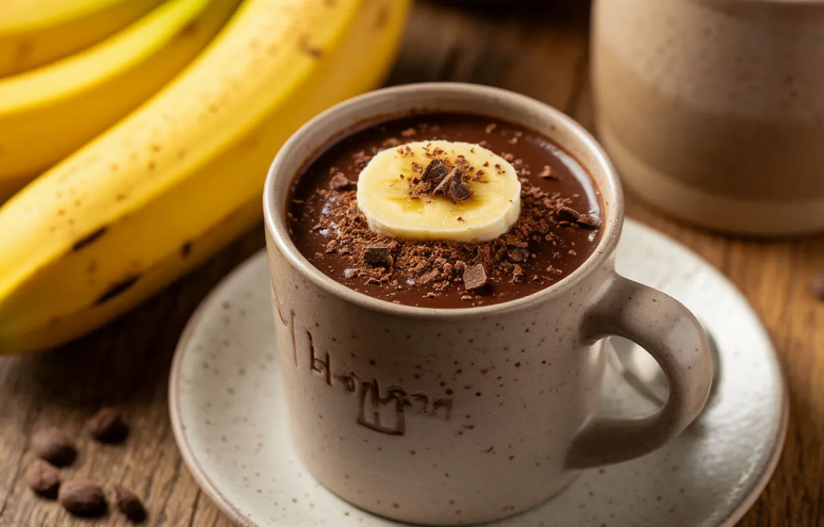 Разминаем банан с какао — и в микроволновку: вкуснейший брауни за 2 минуты — съедается мгновенно