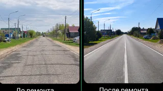 В Меленковском округе отремонтировали участок дороги длиной почти 10 километров