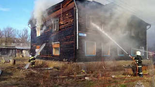 Во Владимирской области пожар окинул здание площадью 600 кв. м.